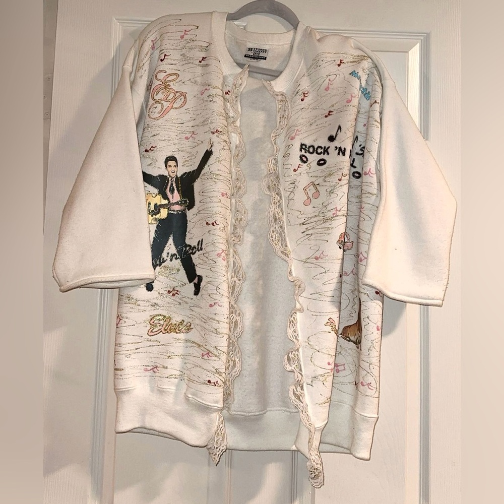 Vintage 1990’s ‘Sturdy Sweats’ by Lee Elvis Presley Graphic Sweat Shirt